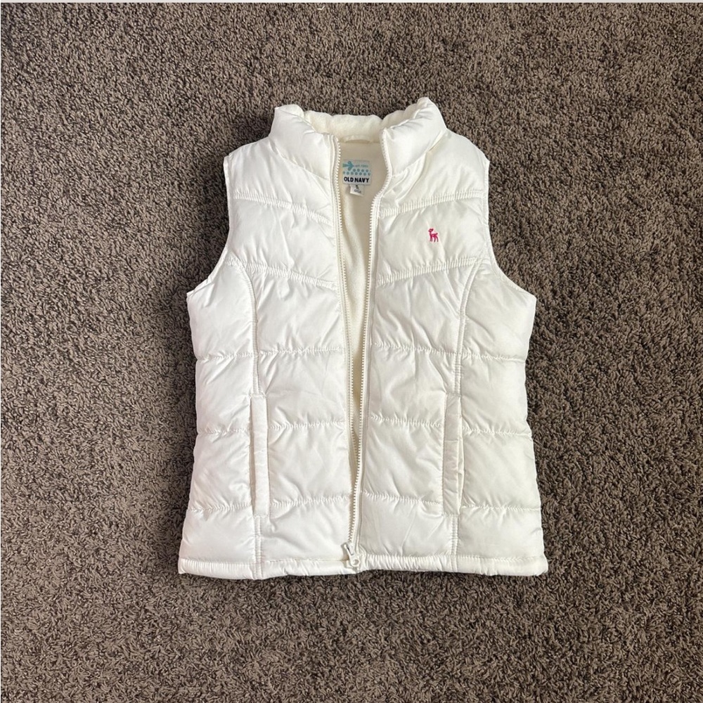 White Puffer Vest